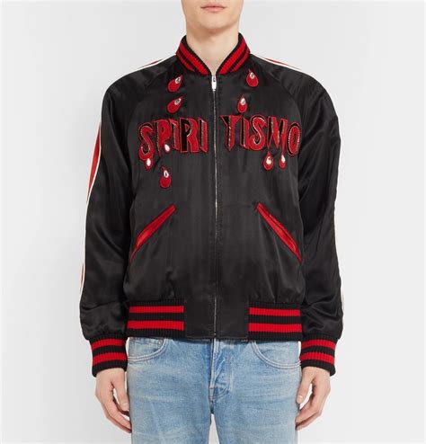 gucci spiritismo bomber jacket replica|Gucci 2018 Spiritismo Bomber Jacket .